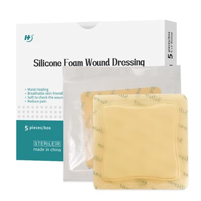 Condimento in schiuma in silicone con bordo adesivo